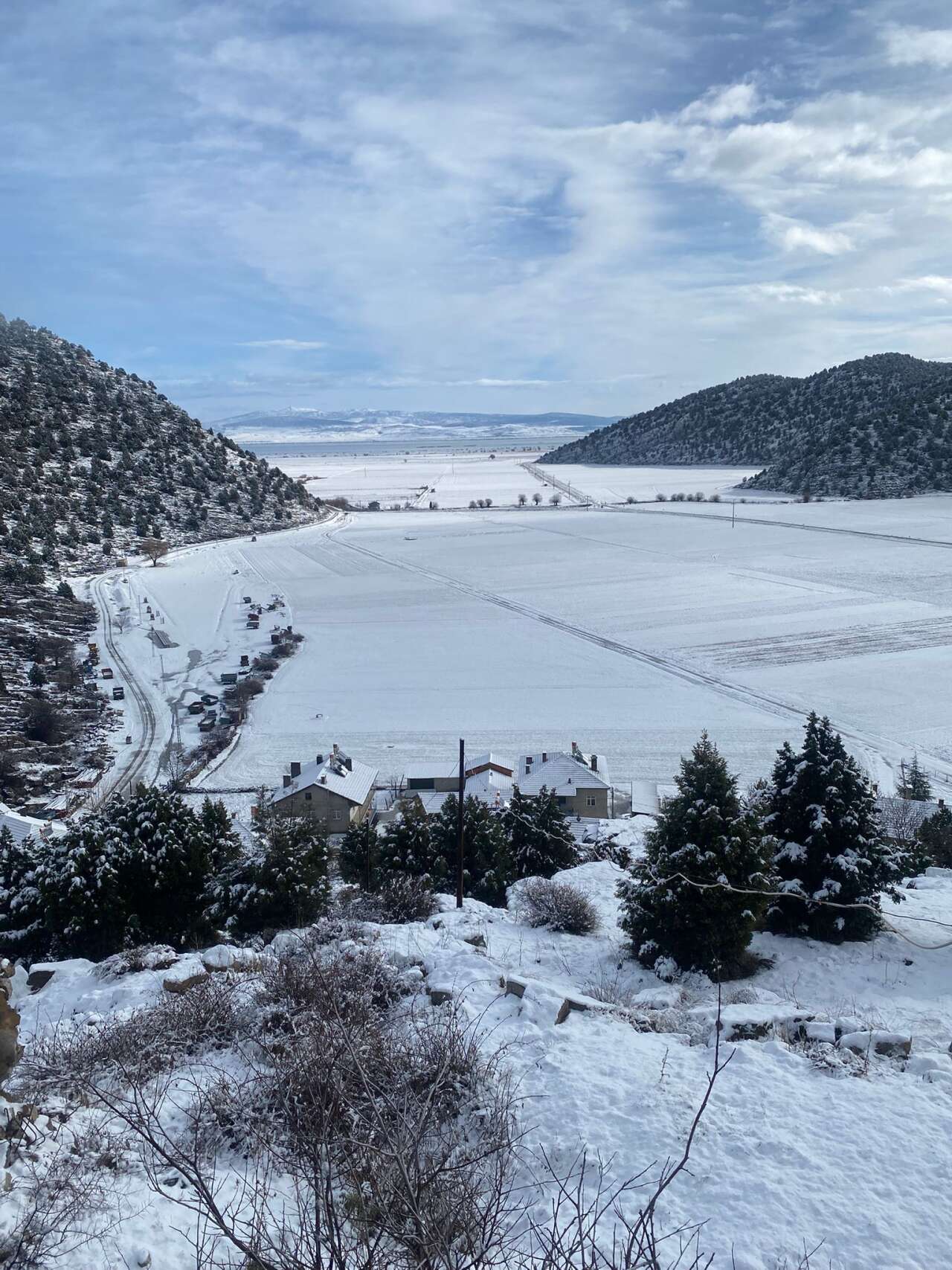 Seydişehir’e beklenen kar geldi! Konya’nın ünlü parkından kış masalı kareler 10